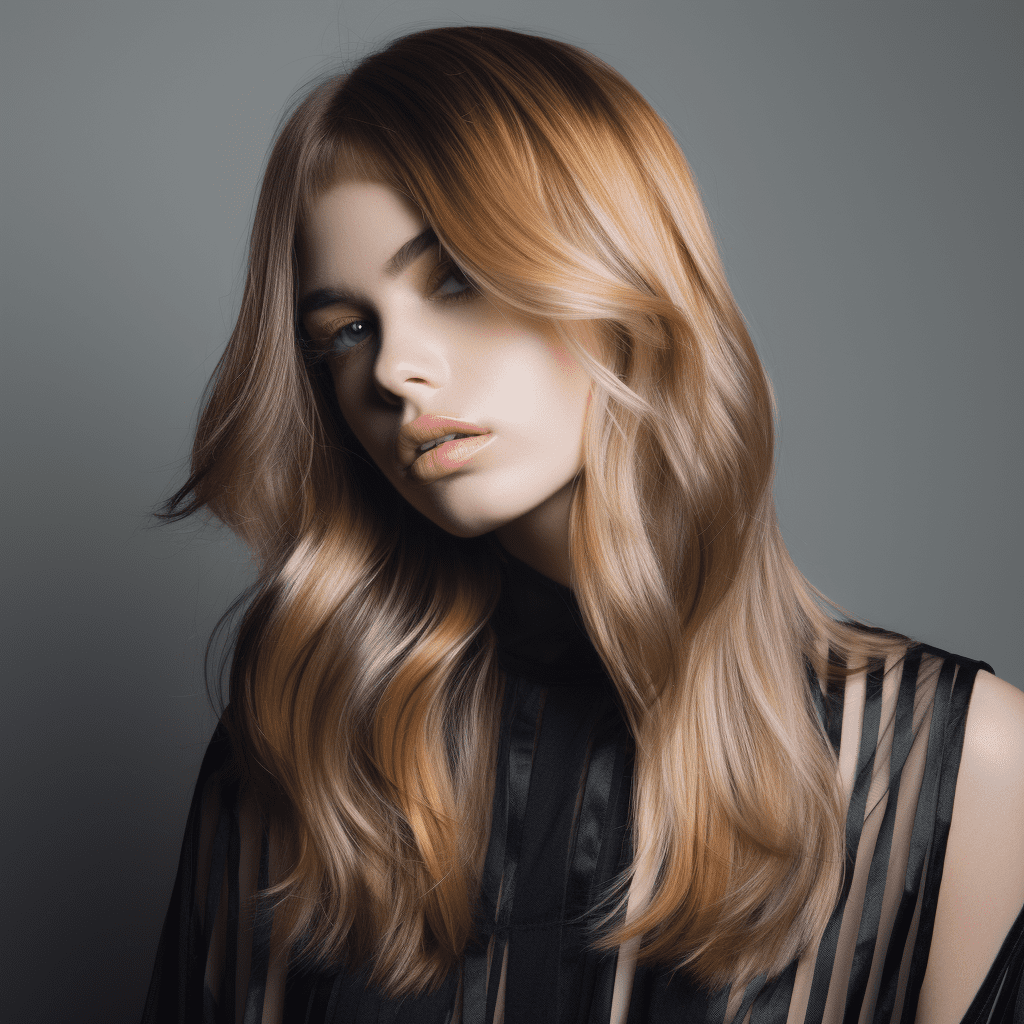 hair highlighting blonde