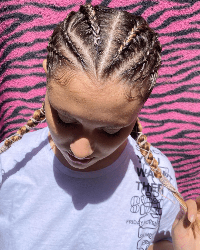 Latin Small Braided Rows