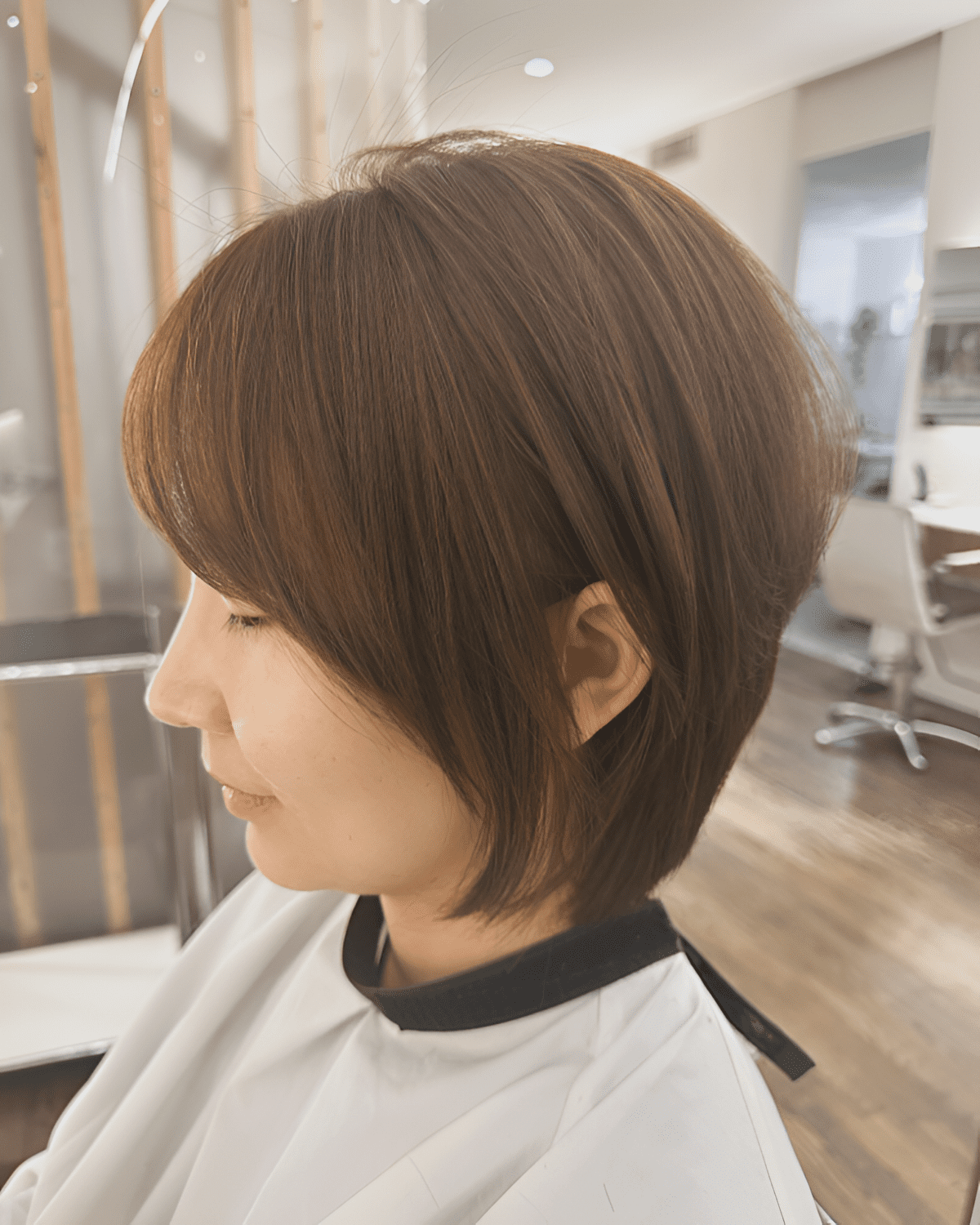 light ash brown bob