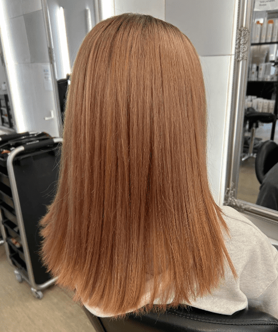 Light Brown with Honey Highlights