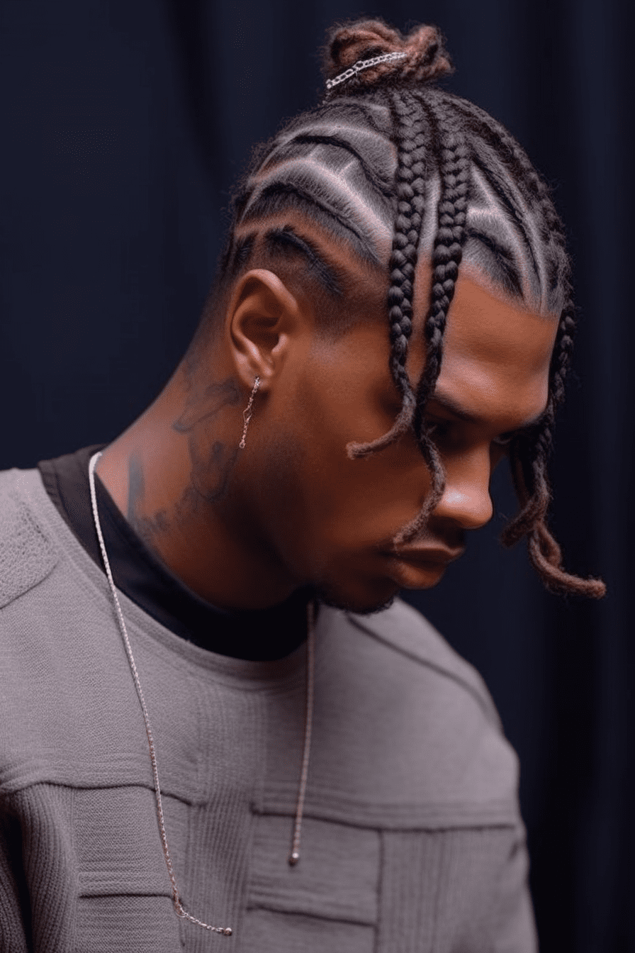 Modern Cornrow Evolution for Men