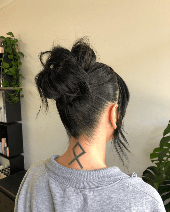 Modern Elegance Tousled Bun