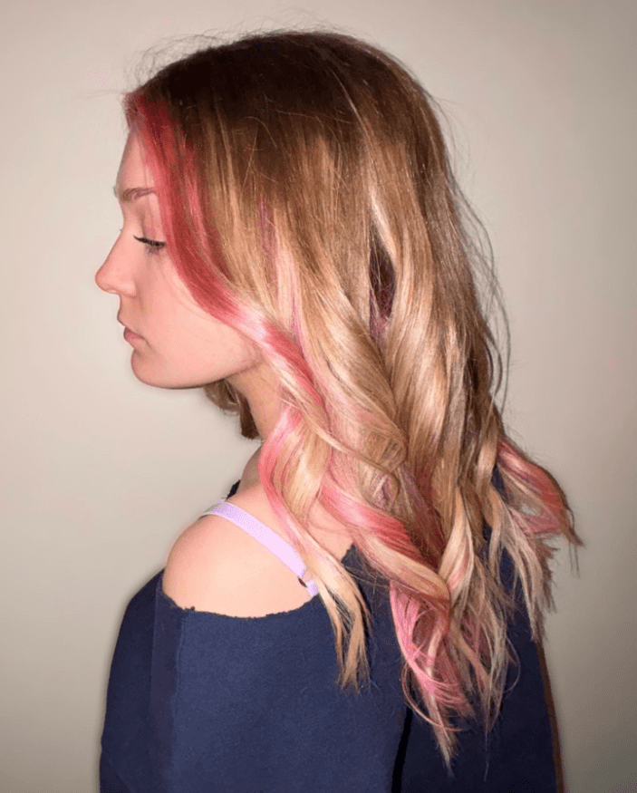 Pink Balayage