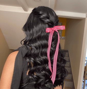 romantic waves with braided charm