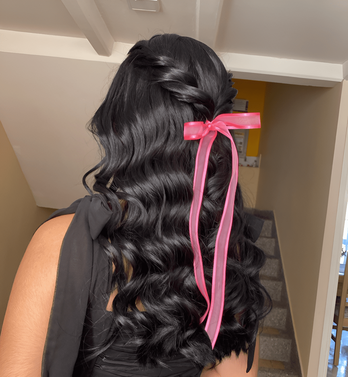 romantic waves with braided charm
