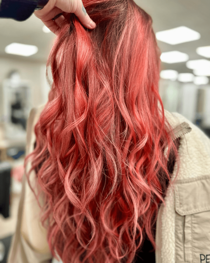 Rosy Peachy Dream Hair