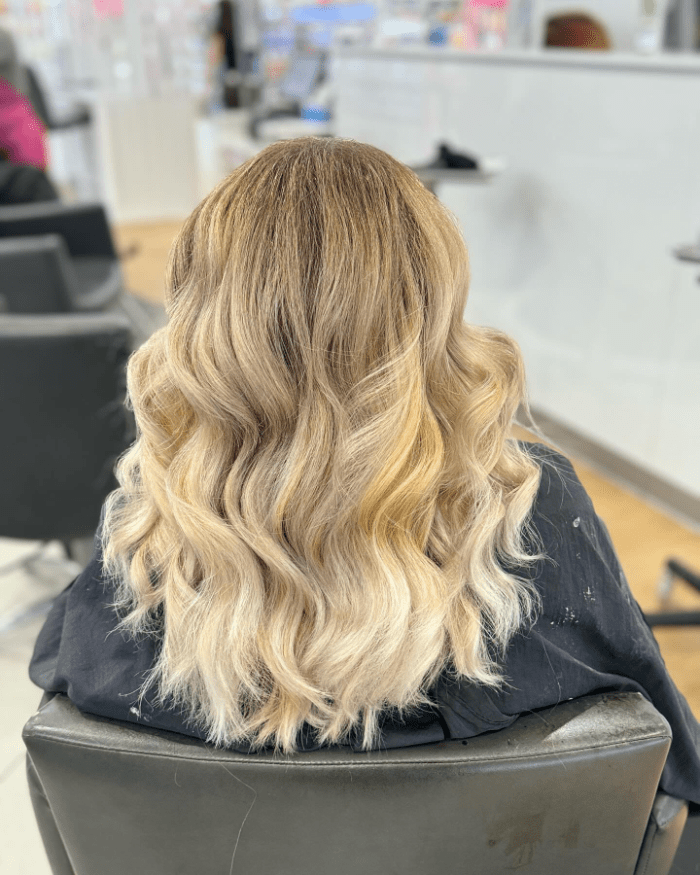 Sandy Blonde Waves