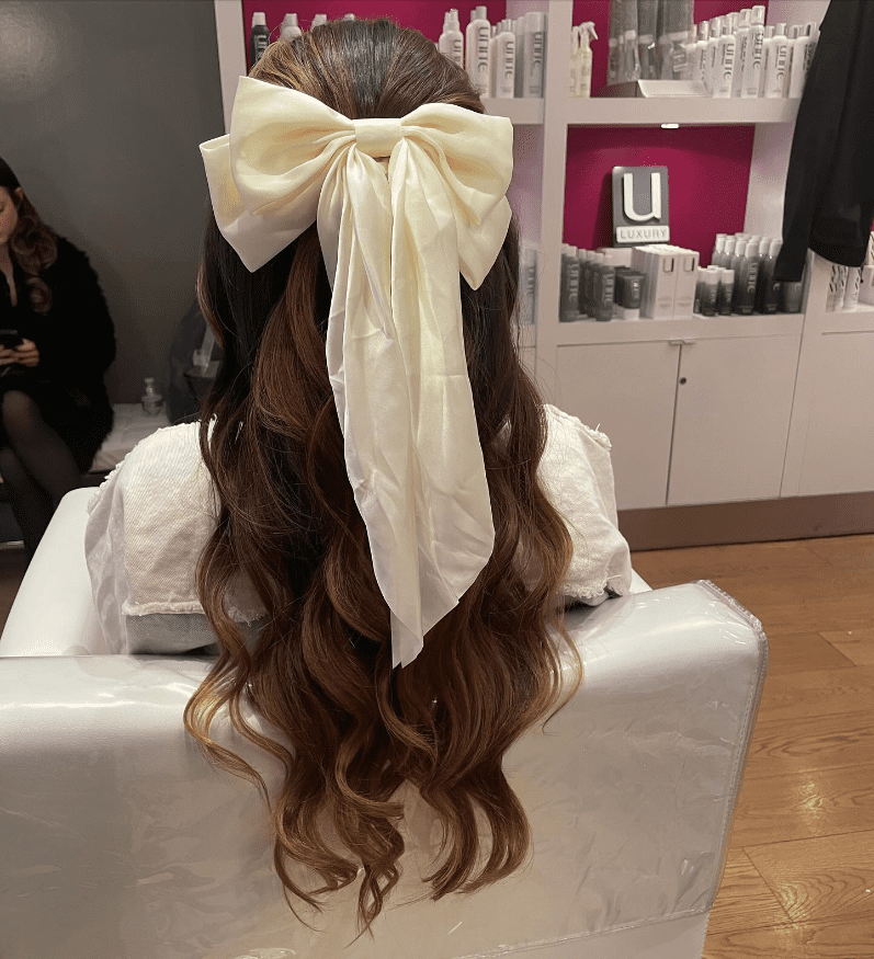 Satin Bow and Waves Romance