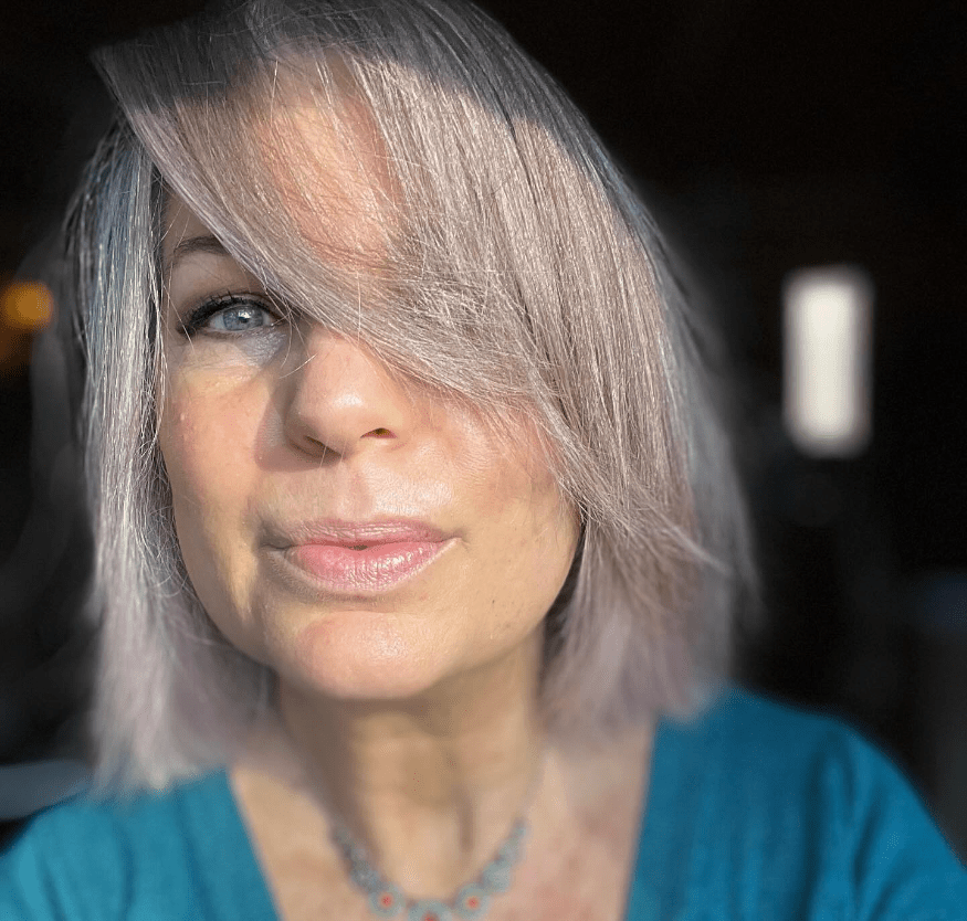 Silver Elegance Bob Cut