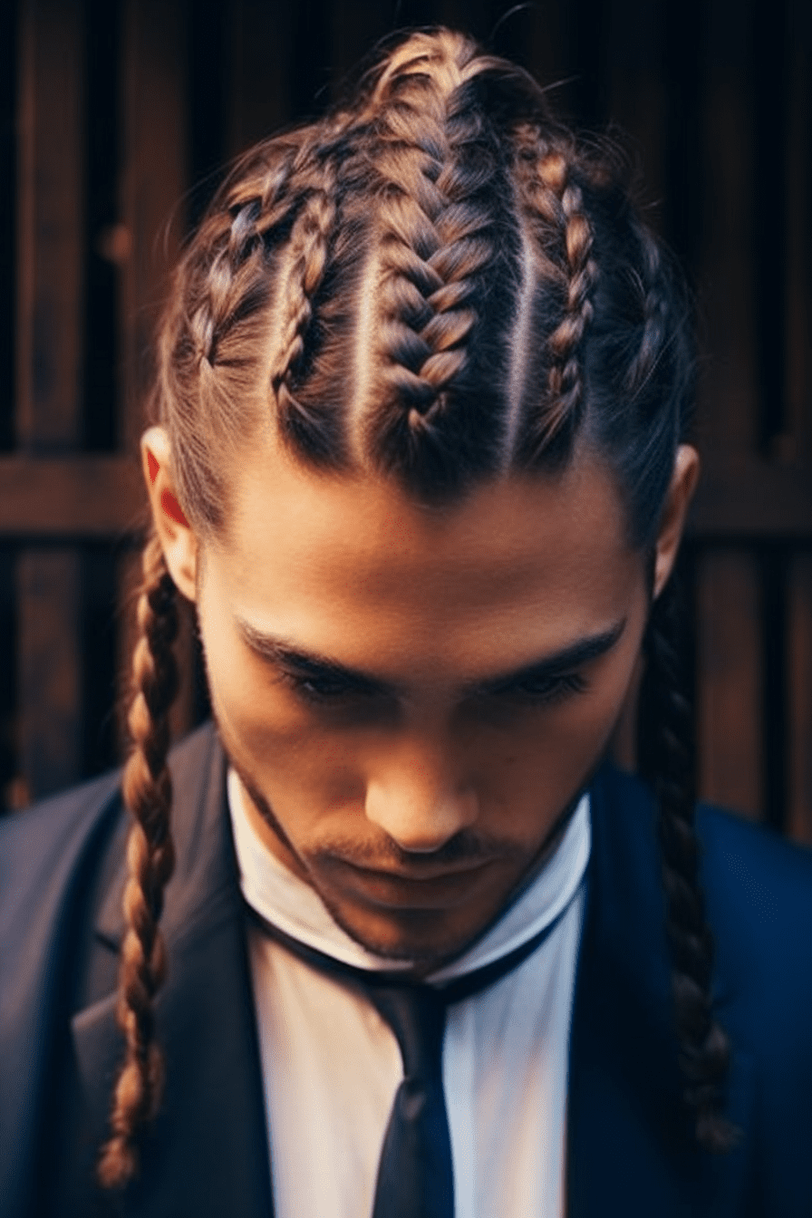 Skillfully Braided Cornrow Elegance