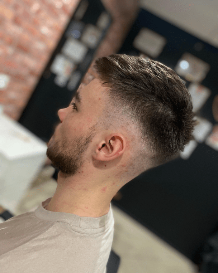 Sleek Undercut with Textured Top