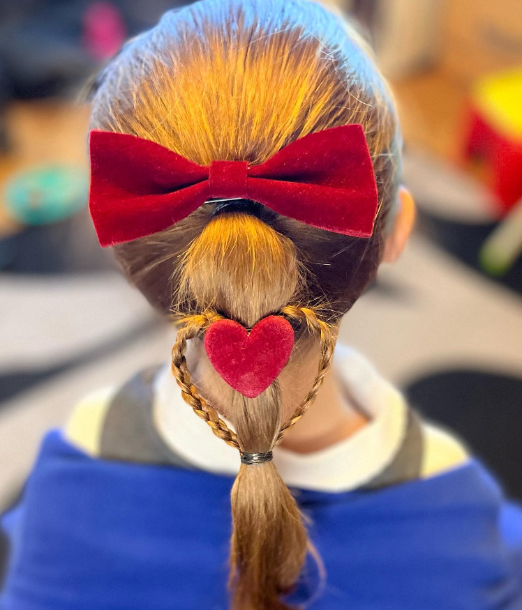 Sweetheart Braid with Bow