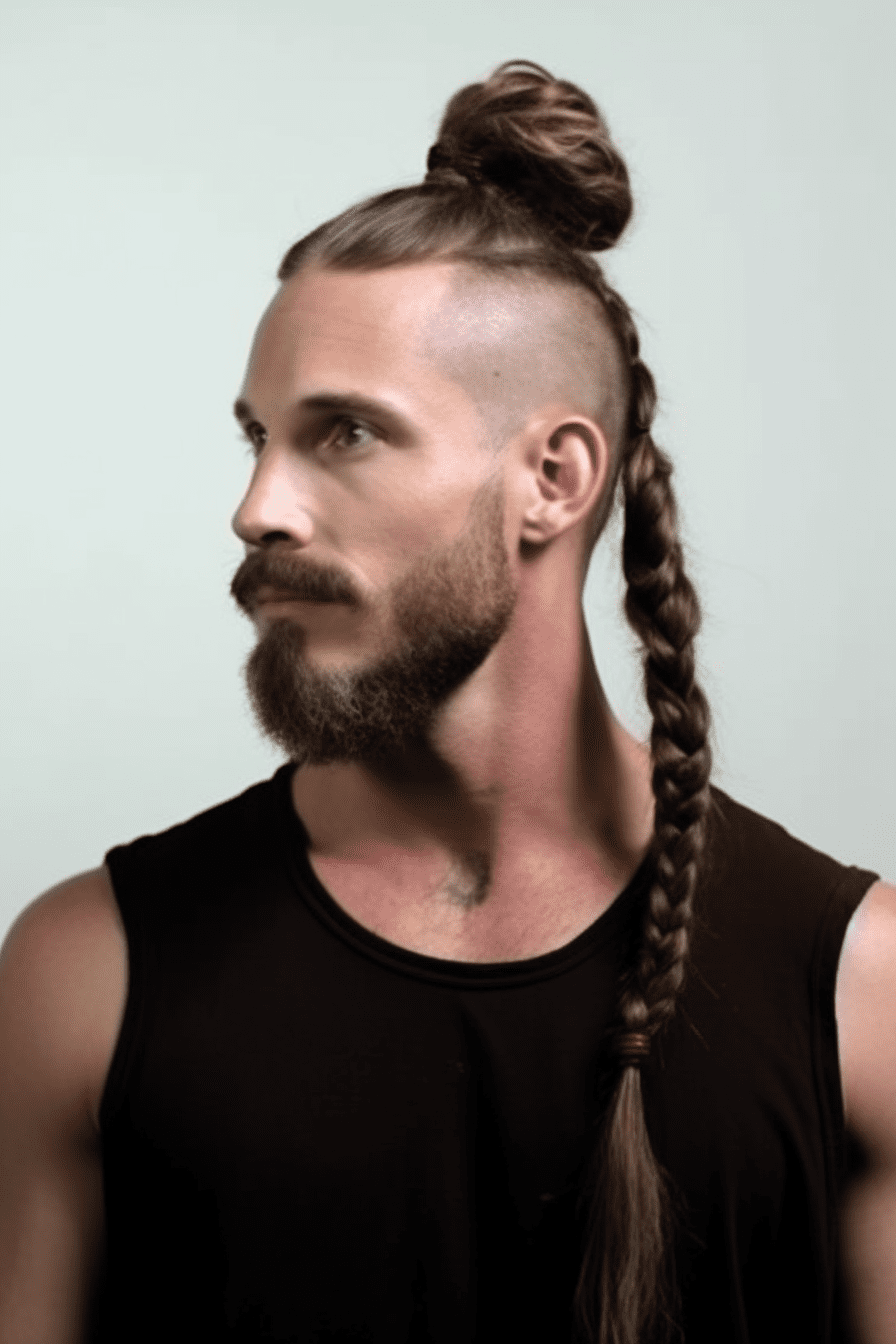 Undercut Elegance Meets Braided Boldness