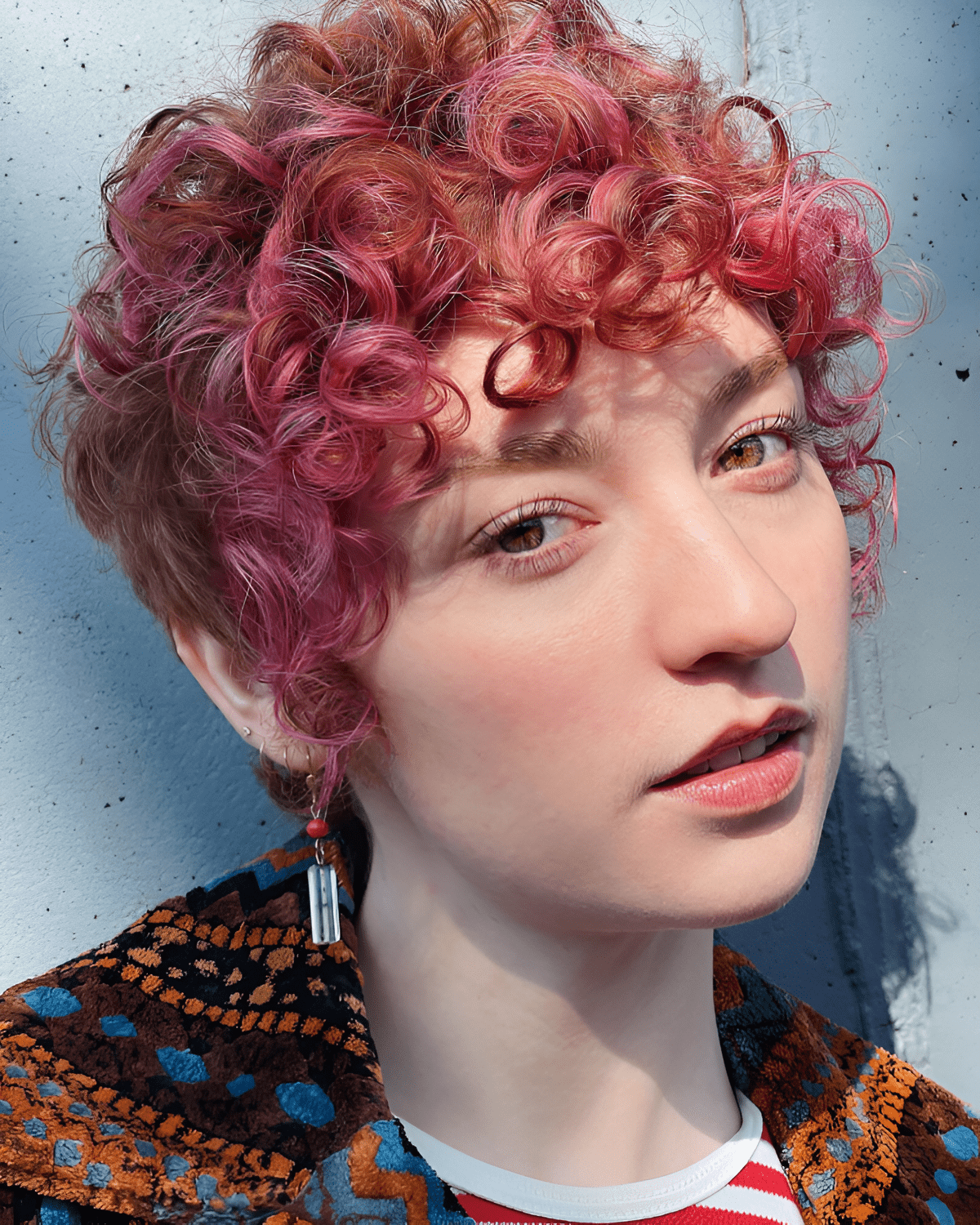 vibrant curls of whimsy