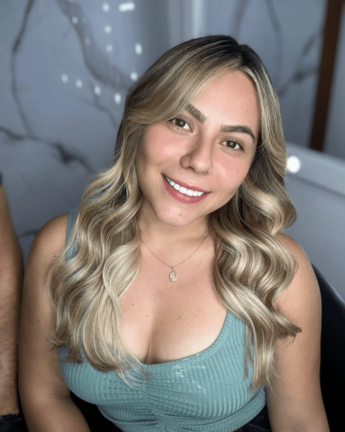 Blonde Balayage Waves