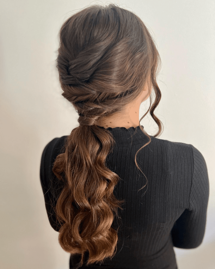 Bohemian Elegance Ponytail Braid