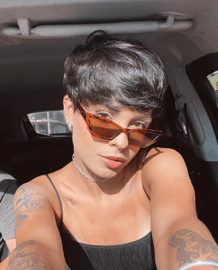 Bold Layered Pixie Vibes