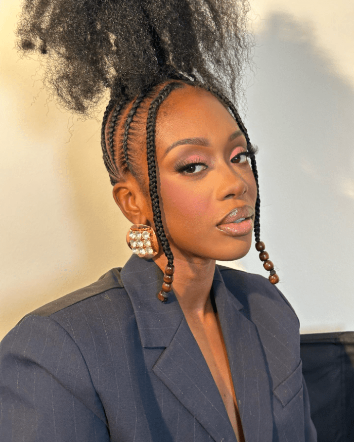 Braids, Beads, and Afro Elegance