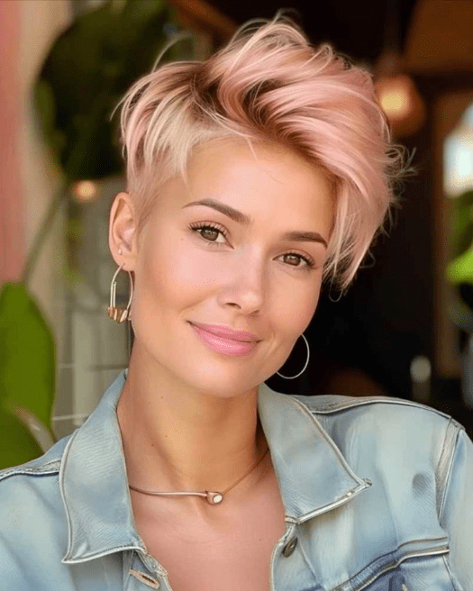 Chic Pixie in Pastel Pink