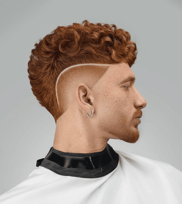 Curly Crest with Edgy Sides