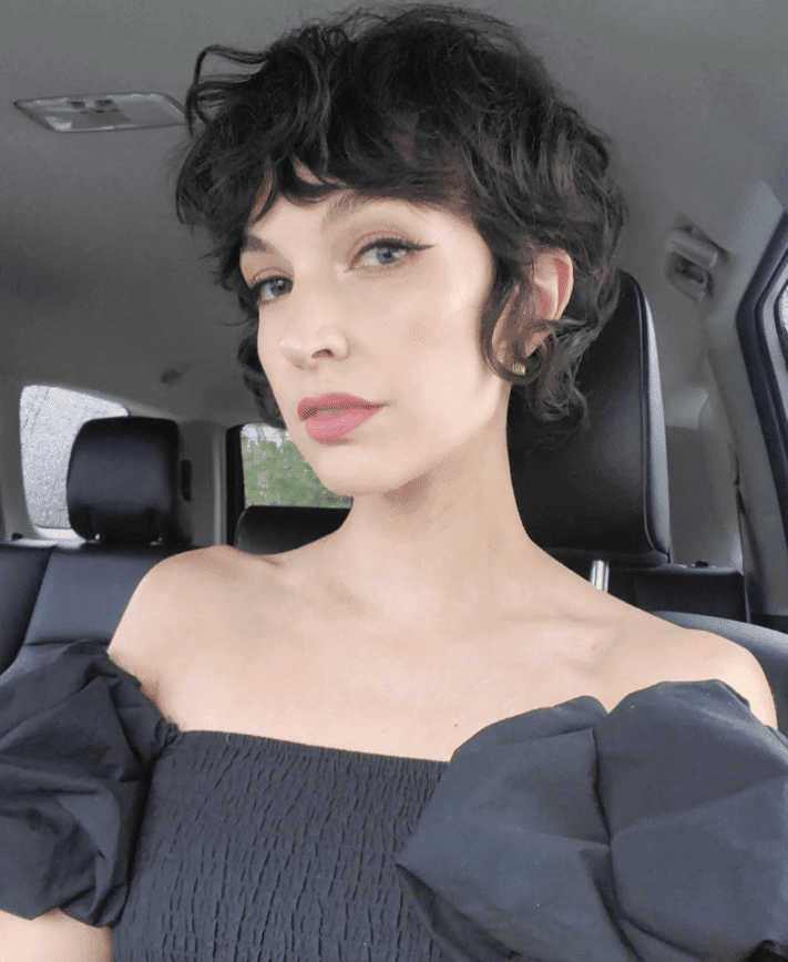 Cute Curls Bold Pixie