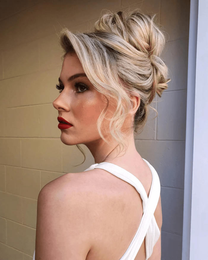 Elegance Tousled Bun