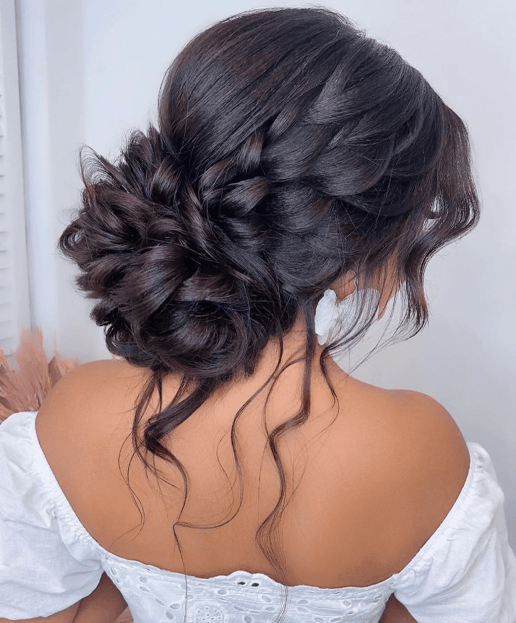 Elegant Whimsy Bridal Updo