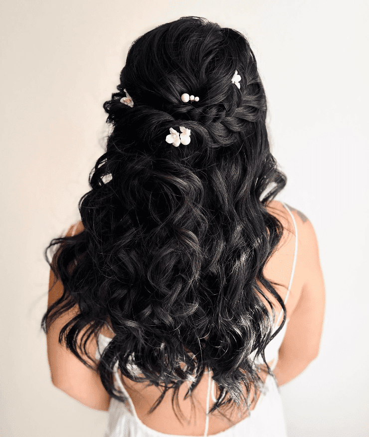 Ethereal Bohemian Bridal Waves