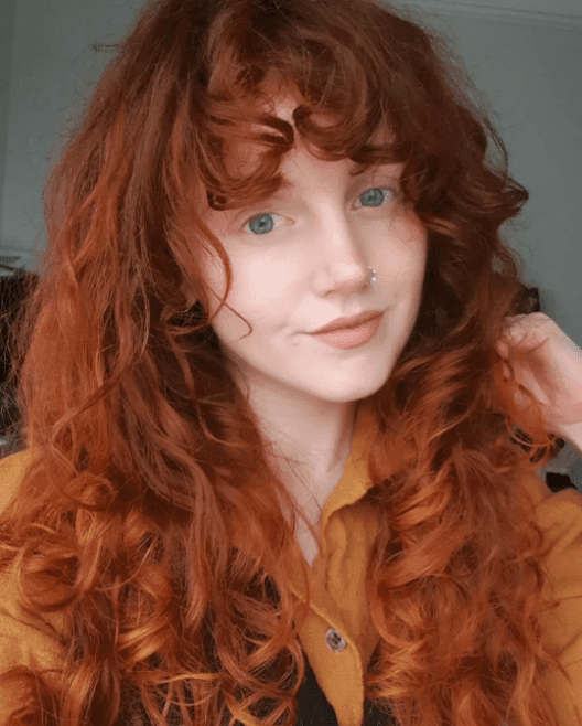 Fiery Cascade of Curls