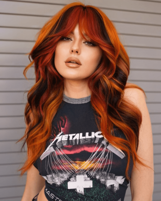 Fiery Ombre Waves Unleashed