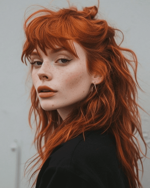 Fiery Whimsy Tousled Elegance