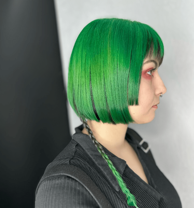 Green Jellyfish Hairstyle