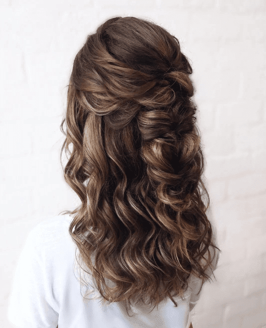 Half-Up Half-Down Look