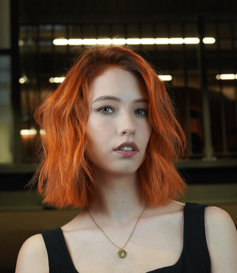 Lively Copper Hair