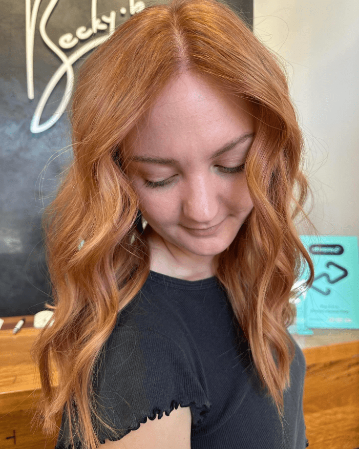 Messy Copper Waves \
