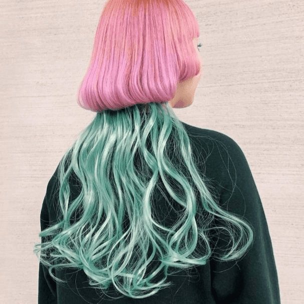 Multi-Color Jellyfish Hairstyle