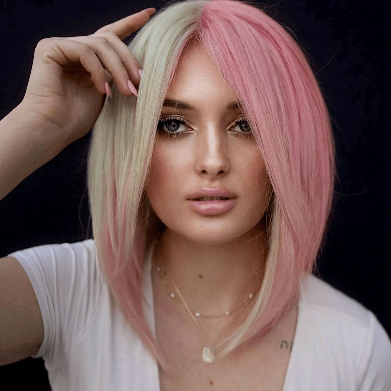 Pastel Pink with Blonde