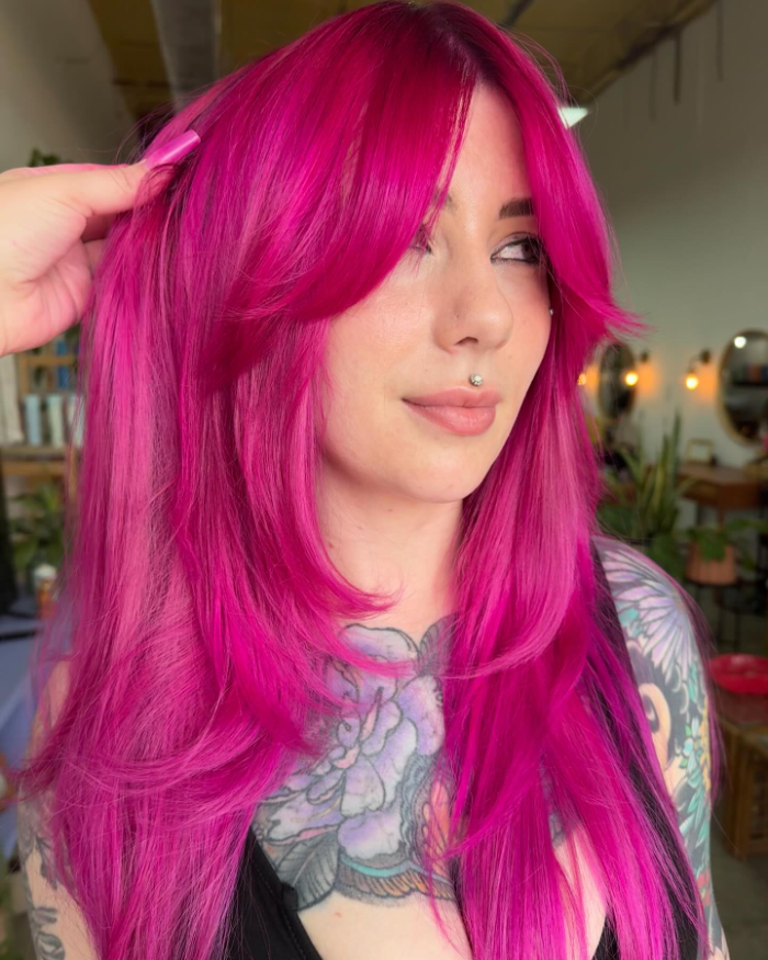 Radiant Confidence in Pink Waves