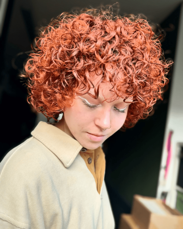 Rich Copper Curls