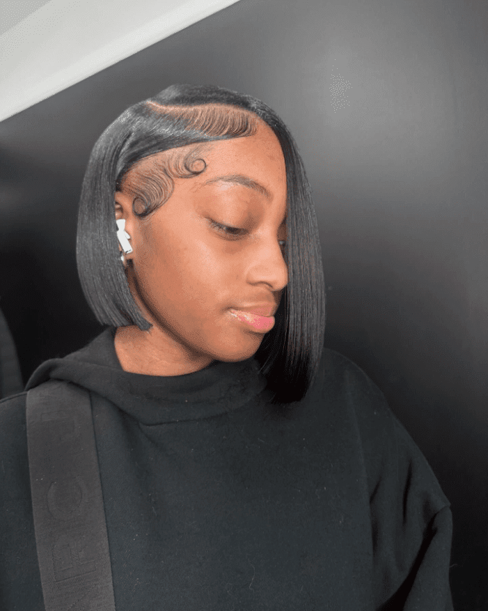 Sleek Bob with Playful Edges