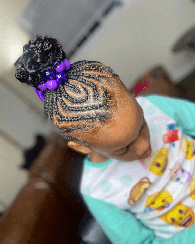 Spiral Braids and Purple Flair