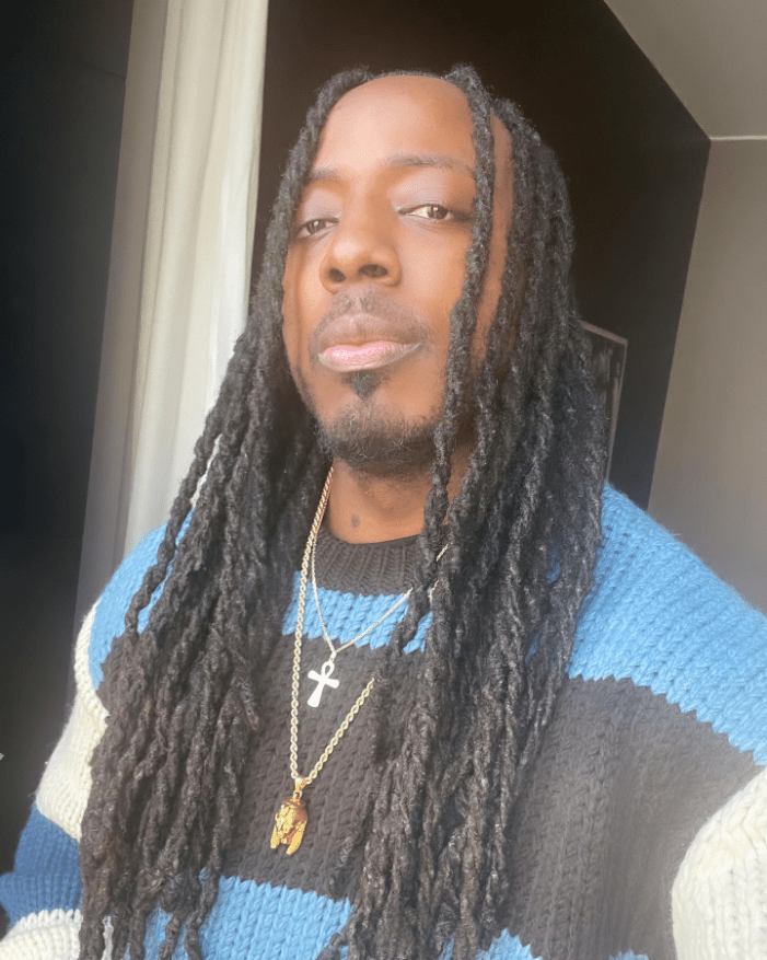 Structured Elegance in Dreadlocks