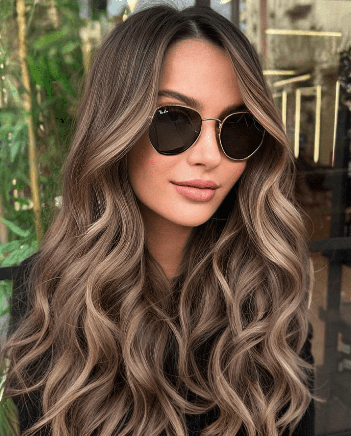 Sunset Balayage Waves