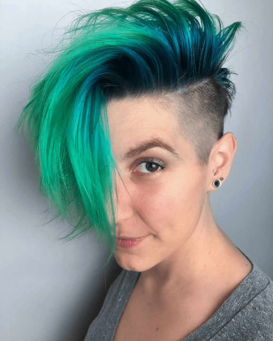 Turquoise Tempest Undercut