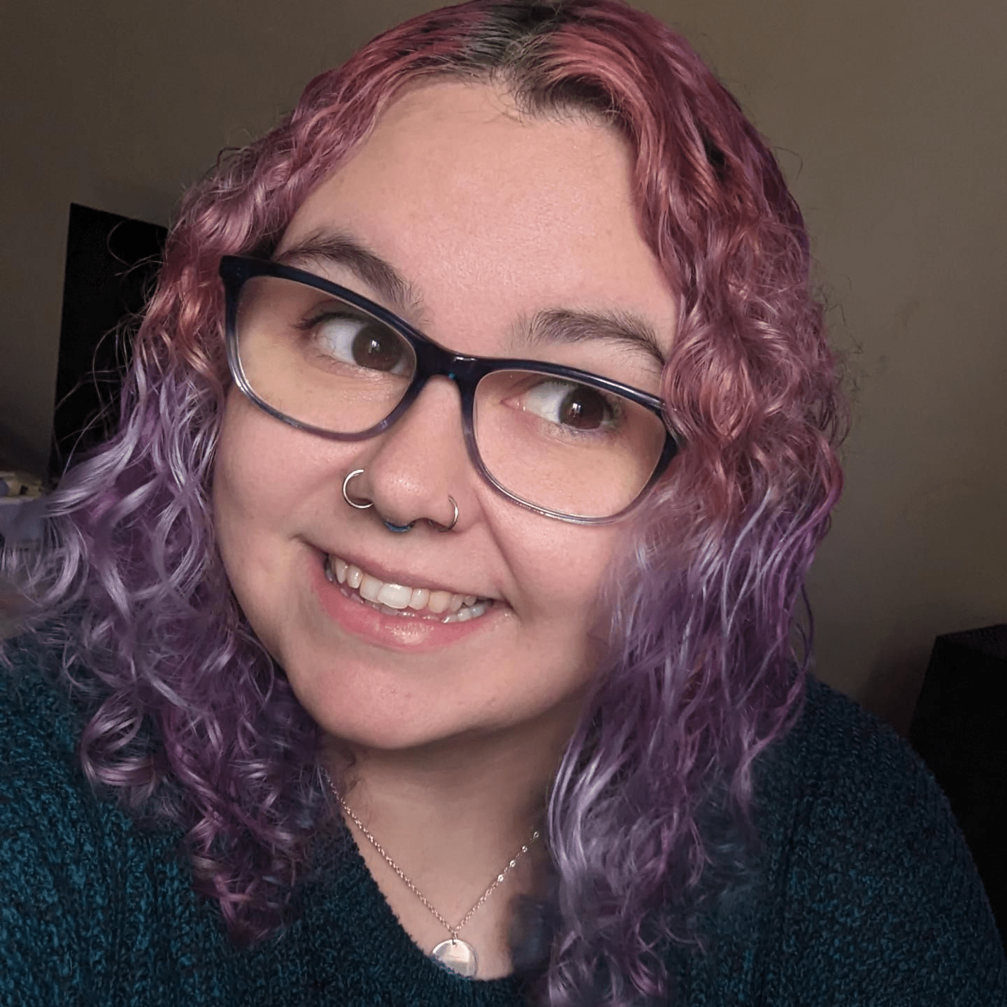 Vivid Purple Curl