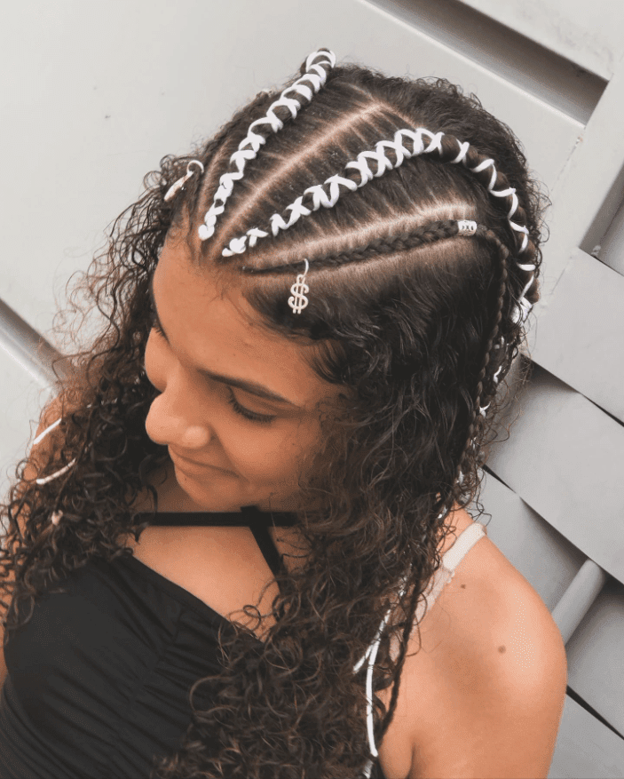Waves and Curls with Braids