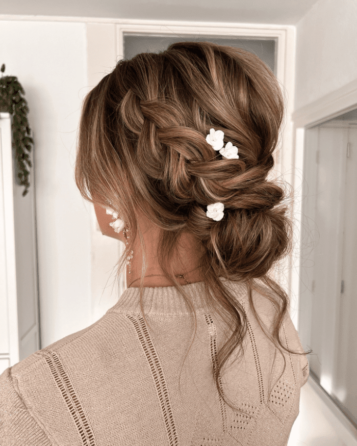 Whimsical Floral Crown Braid