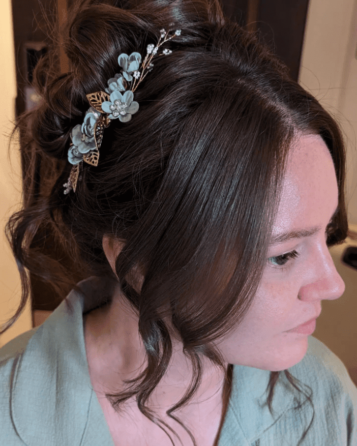 Whimsical Updo in Bloom