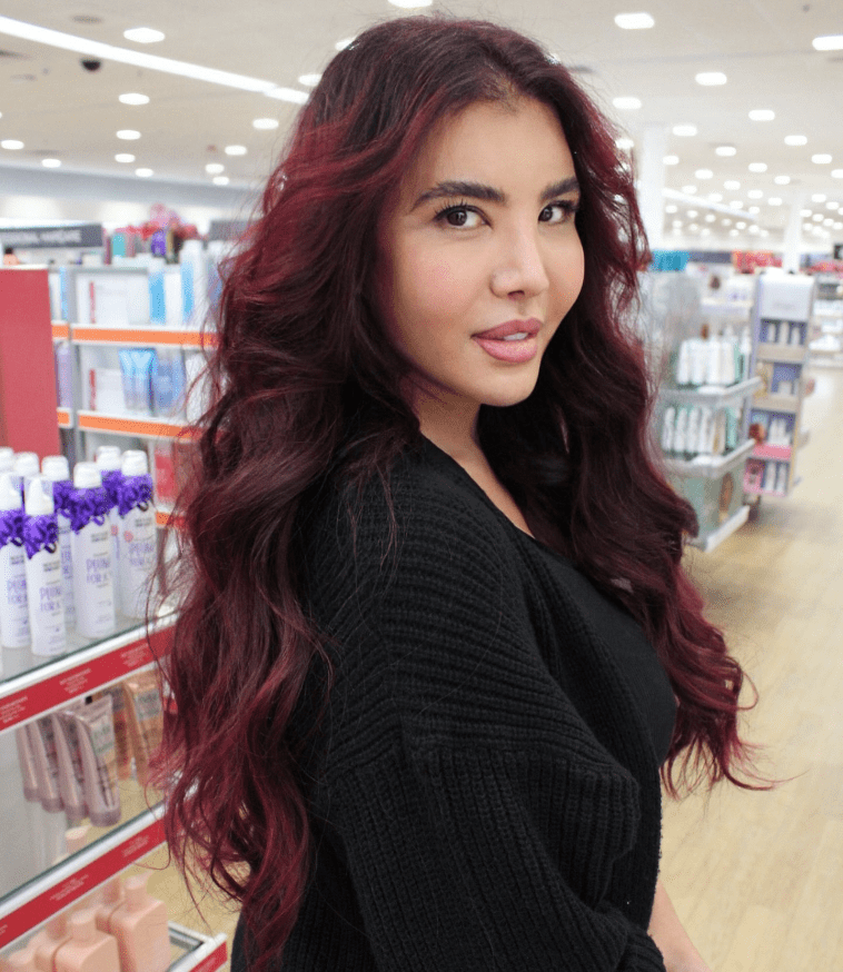 Bold Burgundy Waves Unleashed