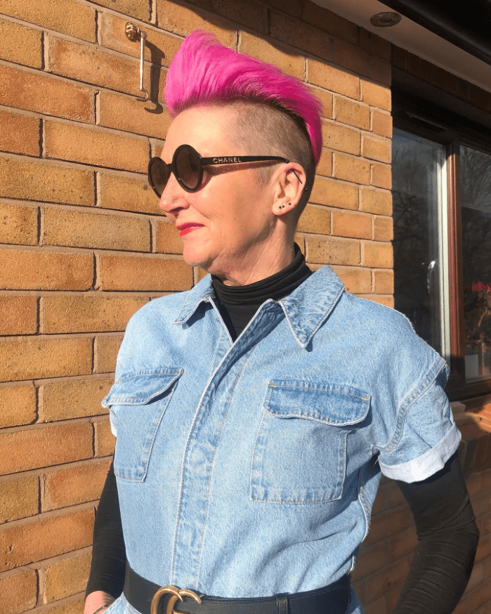 Bold Undercut Vibrant Statement